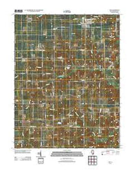 Iuka Illinois Historical topographic map, 1:24000 scale, 7.5 X 7.5 Minute, Year 2012