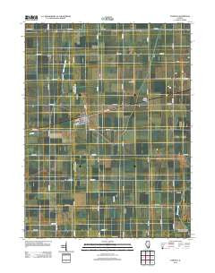 Ivesdale Illinois Historical topographic map, 1:24000 scale, 7.5 X 7.5 Minute, Year 2012