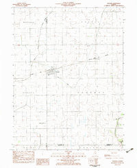 Ivesdale Illinois Historical topographic map, 1:24000 scale, 7.5 X 7.5 Minute, Year 1983