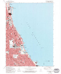 Jackson Park Illinois Historical topographic map, 1:24000 scale, 7.5 X 7.5 Minute, Year 1993