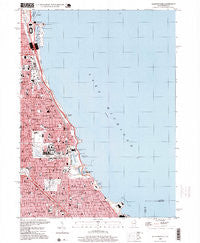 Jackson Park Illinois Historical topographic map, 1:24000 scale, 7.5 X 7.5 Minute, Year 1998