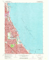Jackson Park Illinois Historical topographic map, 1:24000 scale, 7.5 X 7.5 Minute, Year 1963
