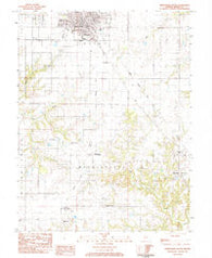 Jerseyville South Illinois Historical topographic map, 1:24000 scale, 7.5 X 7.5 Minute, Year 1983