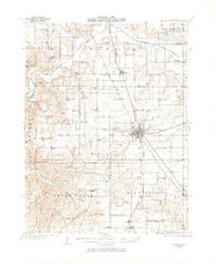Jerseyville Illinois Historical topographic map, 1:62500 scale, 15 X 15 Minute, Year 1930