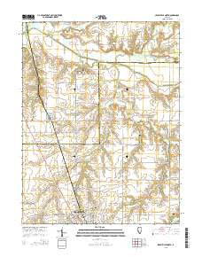 Jerseyville North Illinois Current topographic map, 1:24000 scale, 7.5 X 7.5 Minute, Year 2015