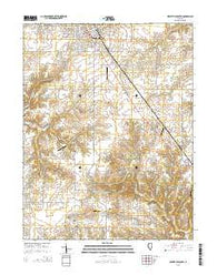 Jerseyville South Illinois Current topographic map, 1:24000 scale, 7.5 X 7.5 Minute, Year 2015