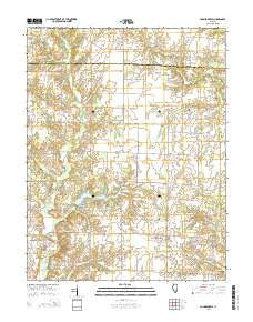 Johnsonville Illinois Current topographic map, 1:24000 scale, 7.5 X 7.5 Minute, Year 2015