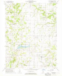 Johnsonville Illinois Historical topographic map, 1:24000 scale, 7.5 X 7.5 Minute, Year 1968
