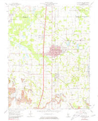 Johnston City Illinois Historical topographic map, 1:24000 scale, 7.5 X 7.5 Minute, Year 1963