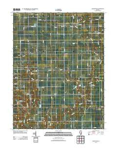 Johnstown Illinois Historical topographic map, 1:24000 scale, 7.5 X 7.5 Minute, Year 2012