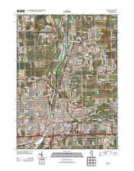 Joliet Illinois Historical topographic map, 1:24000 scale, 7.5 X 7.5 Minute, Year 2012