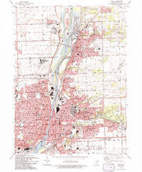 Joliet Illinois Historical topographic map, 1:24000 scale, 7.5 X 7.5 Minute, Year 1993