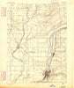 Joliet Illinois Historical topographic map, 1:62500 scale, 15 X 15 Minute, Year 1892