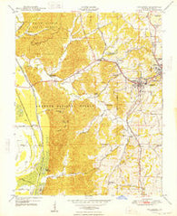 Jonesboro Illinois Historical topographic map, 1:24000 scale, 7.5 X 7.5 Minute, Year 1948