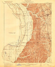 Jonesboro Illinois Historical topographic map, 1:62500 scale, 15 X 15 Minute, Year 1920