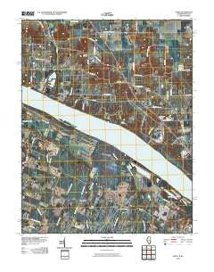Joppa Illinois Historical topographic map, 1:24000 scale, 7.5 X 7.5 Minute, Year 2010