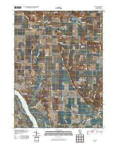 Joy Illinois Historical topographic map, 1:24000 scale, 7.5 X 7.5 Minute, Year 2010