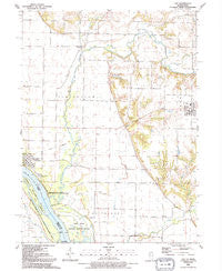 Joy Illinois Historical topographic map, 1:24000 scale, 7.5 X 7.5 Minute, Year 1991