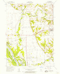 Joy Illinois Historical topographic map, 1:24000 scale, 7.5 X 7.5 Minute, Year 1953