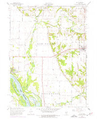 Joy Illinois Historical topographic map, 1:24000 scale, 7.5 X 7.5 Minute, Year 1953