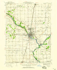 Kankakee Illinois Historical topographic map, 1:62500 scale, 15 X 15 Minute, Year 1922