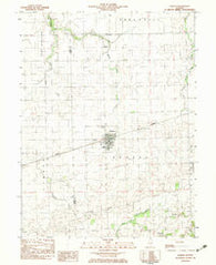 Kansas Illinois Historical topographic map, 1:24000 scale, 7.5 X 7.5 Minute, Year 1982