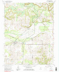 Karnak Illinois Historical topographic map, 1:24000 scale, 7.5 X 7.5 Minute, Year 1966