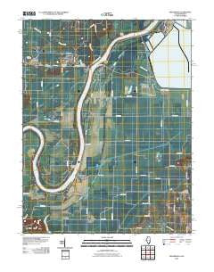 Keensburg Illinois Historical topographic map, 1:24000 scale, 7.5 X 7.5 Minute, Year 2010