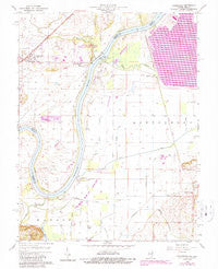 Keensburg Illinois Historical topographic map, 1:24000 scale, 7.5 X 7.5 Minute, Year 1959