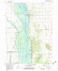 Keithsburg Illinois Historical topographic map, 1:24000 scale, 7.5 X 7.5 Minute, Year 1982