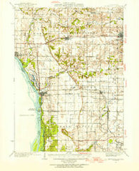 Keithsburg Illinois Historical topographic map, 1:62500 scale, 15 X 15 Minute, Year 1935