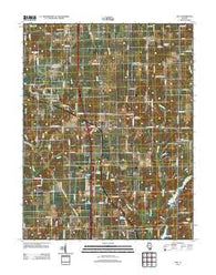 Kell Illinois Historical topographic map, 1:24000 scale, 7.5 X 7.5 Minute, Year 2012