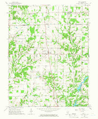 Kell Illinois Historical topographic map, 1:24000 scale, 7.5 X 7.5 Minute, Year 1965