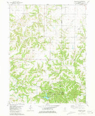 Kellerville Illinois Historical topographic map, 1:24000 scale, 7.5 X 7.5 Minute, Year 1981
