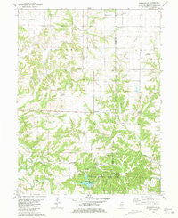 Kellerville Illinois Historical topographic map, 1:24000 scale, 7.5 X 7.5 Minute, Year 1981