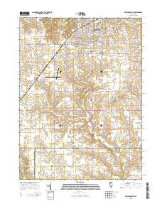 Kewanee South Illinois Current topographic map, 1:24000 scale, 7.5 X 7.5 Minute, Year 2015