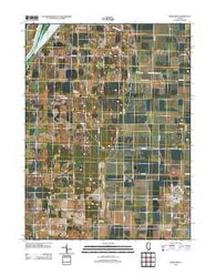 Kilbourne Illinois Historical topographic map, 1:24000 scale, 7.5 X 7.5 Minute, Year 2012