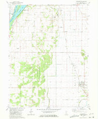 Kilbourne Illinois Historical topographic map, 1:24000 scale, 7.5 X 7.5 Minute, Year 1981