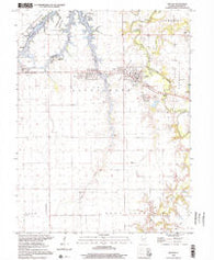 Kincaid Illinois Historical topographic map, 1:24000 scale, 7.5 X 7.5 Minute, Year 1998