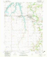 Kincaid Illinois Historical topographic map, 1:24000 scale, 7.5 X 7.5 Minute, Year 1982