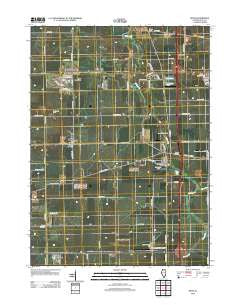 Kings Illinois Historical topographic map, 1:24000 scale, 7.5 X 7.5 Minute, Year 2012