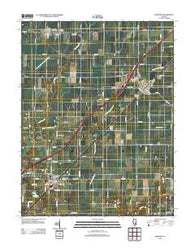 Kinmundy Illinois Historical topographic map, 1:24000 scale, 7.5 X 7.5 Minute, Year 2012