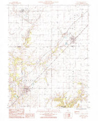 Kinmundy Illinois Historical topographic map, 1:24000 scale, 7.5 X 7.5 Minute, Year 1985