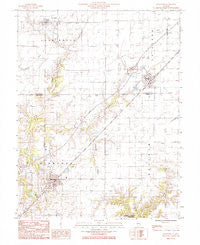 Kinmundy Illinois Historical topographic map, 1:24000 scale, 7.5 X 7.5 Minute, Year 1985