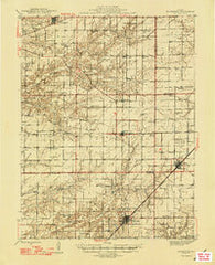 Kinmundy Illinois Historical topographic map, 1:62500 scale, 15 X 15 Minute, Year 1947
