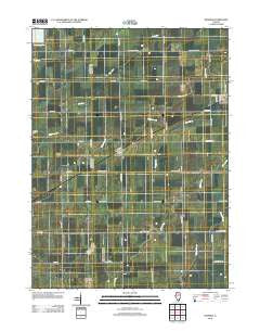 Kinsman Illinois Historical topographic map, 1:24000 scale, 7.5 X 7.5 Minute, Year 2012