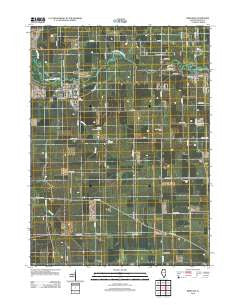 Kirkland Illinois Historical topographic map, 1:24000 scale, 7.5 X 7.5 Minute, Year 2012