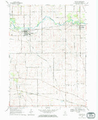 Kirkland Illinois Historical topographic map, 1:24000 scale, 7.5 X 7.5 Minute, Year 1968