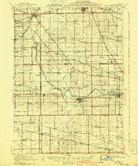 Kirkland Illinois Historical topographic map, 1:62500 scale, 15 X 15 Minute, Year 1918
