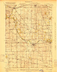 Kirkland Illinois Historical topographic map, 1:62500 scale, 15 X 15 Minute, Year 1918